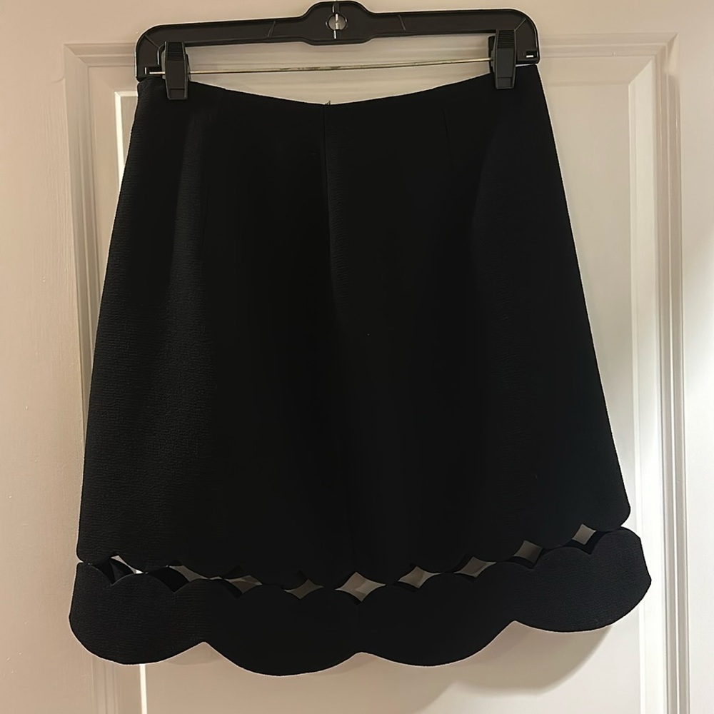 Club Monaco black skirt with cut out detail